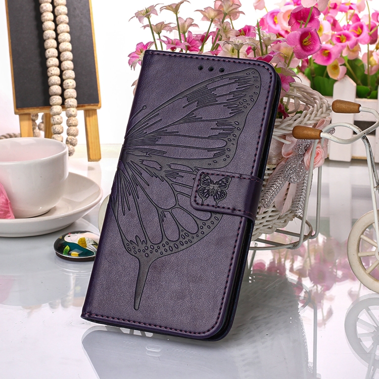  Samsung Galaxy S22 Fodral Butterfly Läder Lila