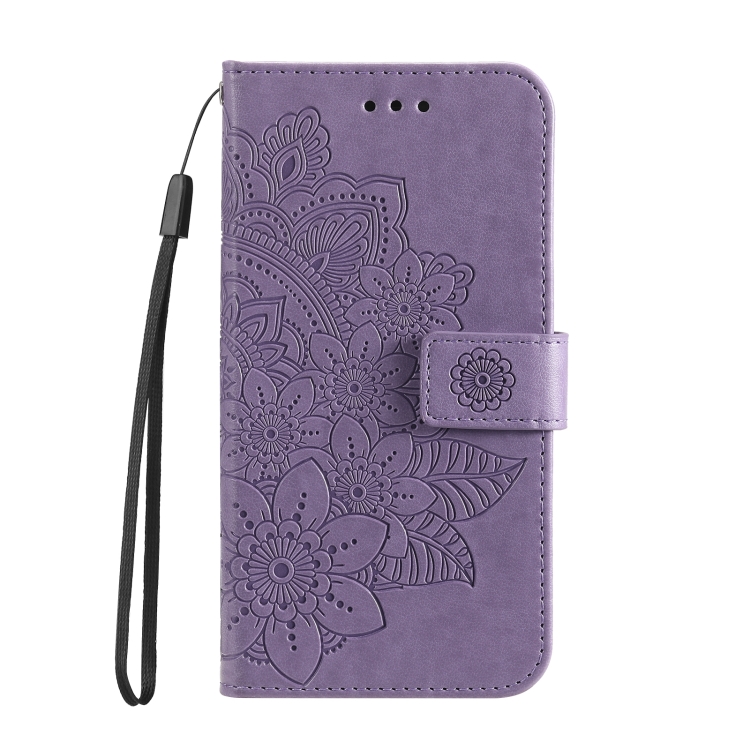  Samsung Galaxy S22 Fodral Mandala Blomma Lila