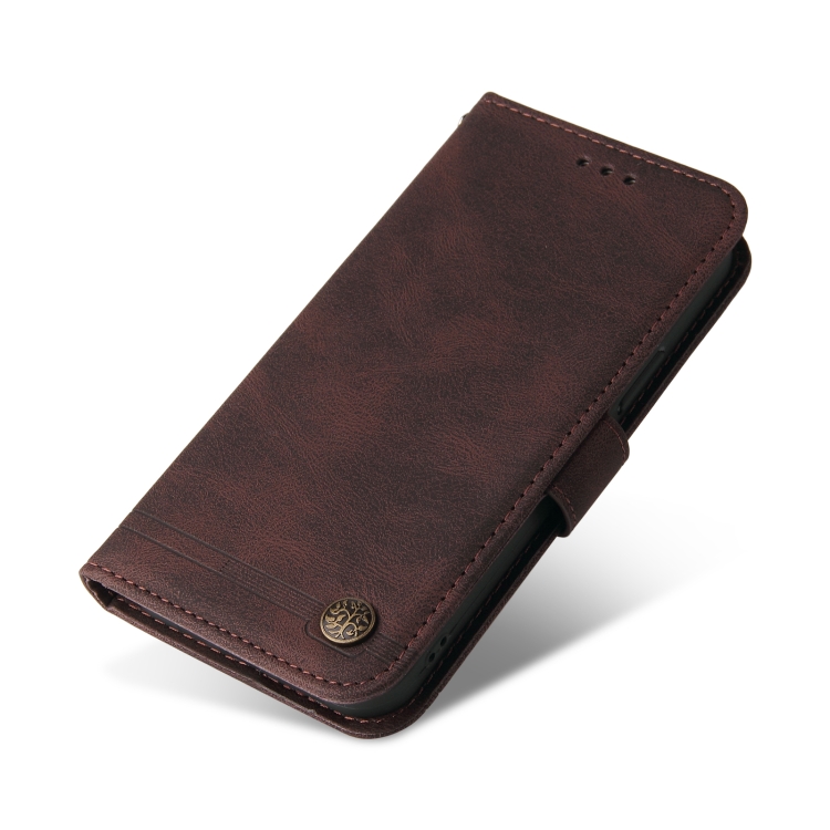  Samsung Galaxy S22 Fodral Skin Touch Brun