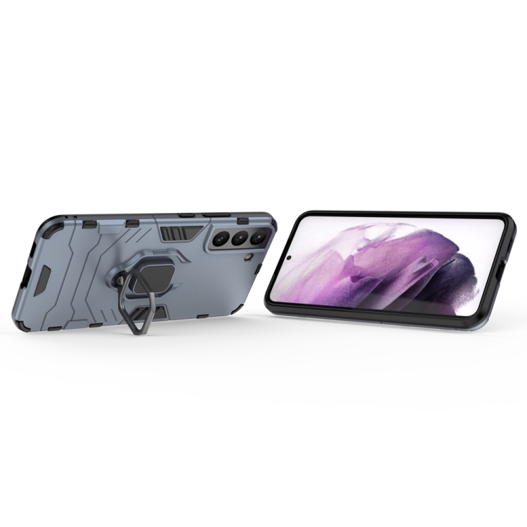  Samsung Galaxy S22 Skal Hybrid Ring Armor Navy Blue