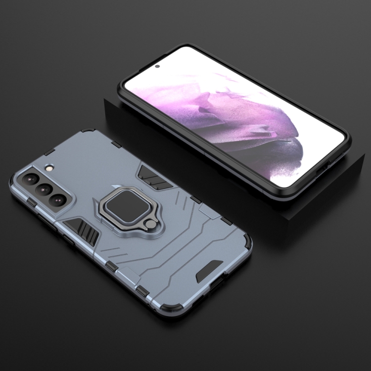  Samsung Galaxy S22 Skal Hybrid Ring Armor Navy Blue