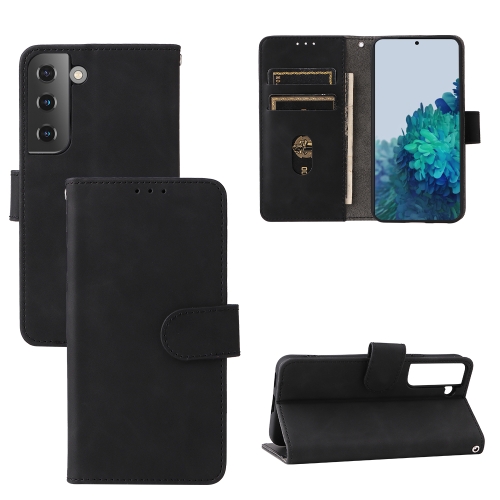  Samsung Galaxy S22 Fodral Skin Touch Läder Svart
