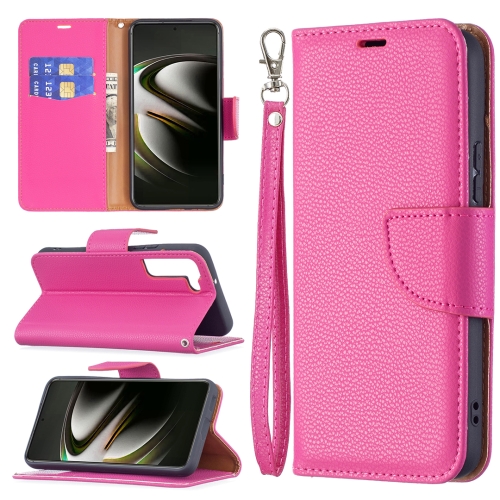  Samsung Galaxy S22 Fodral Litchi Shark Rosa