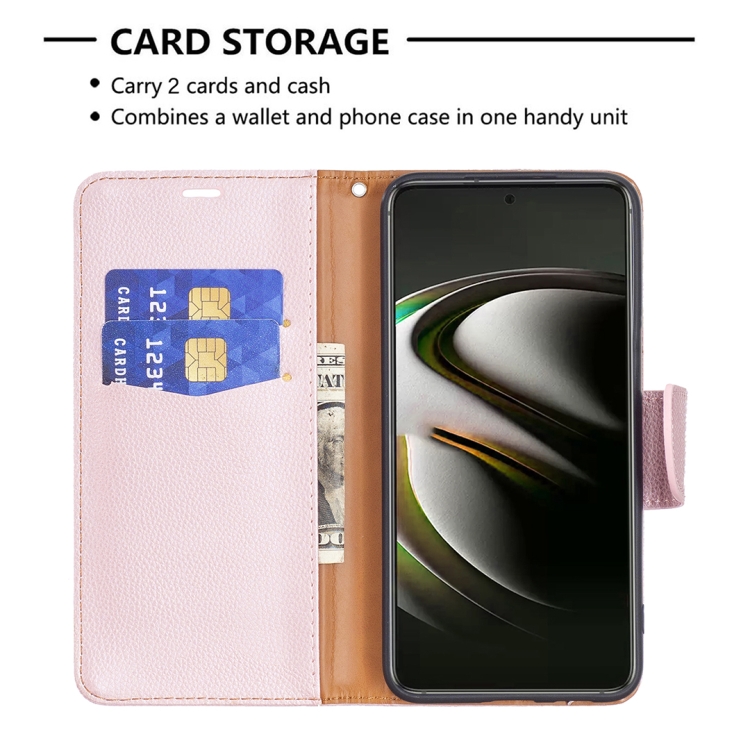 Samsung Galaxy S22 Fodral Litchi Shark Roséguld