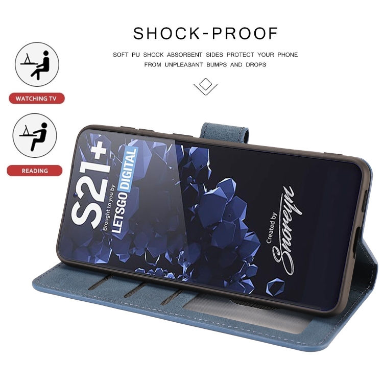  Samsung Galaxy S22 Fodral Skin Touch Blå