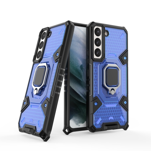  Samsung Galaxy S22 Skal Ring Shockproof Hybrid Blå