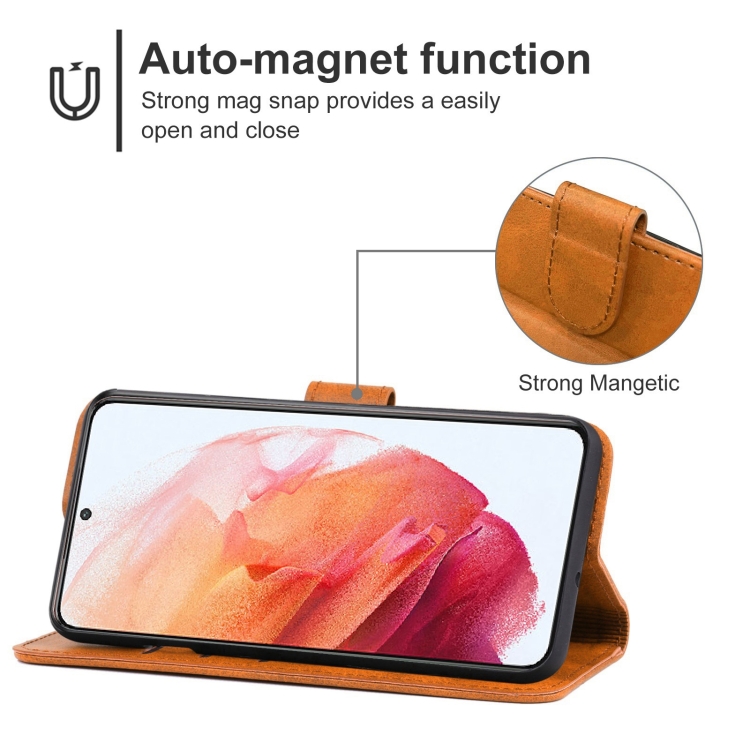  Samsung Galaxy S22 Fodral Solid Brun