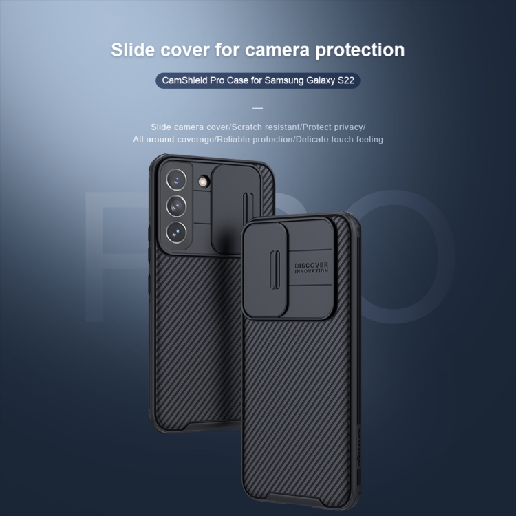 NILLKIN NILLKIN Samsung Galaxy S22 Skal CamShield Pro Svart