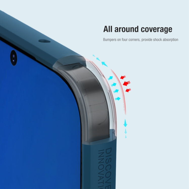 NILLKIN NILLKIN Samsung Galaxy S22 Skal Frosted Shield Blå