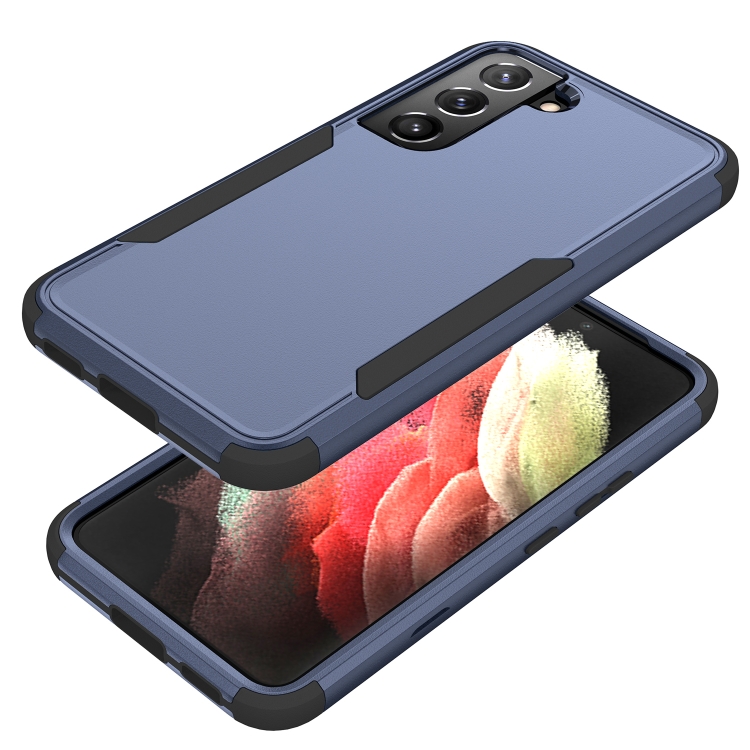  Samsung Galaxy S22 Skal Hybrid Shockproof Blå/Svart
