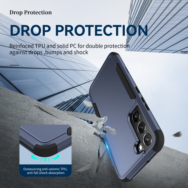  Samsung Galaxy S22 Skal Hybrid Shockproof Blå/Svart
