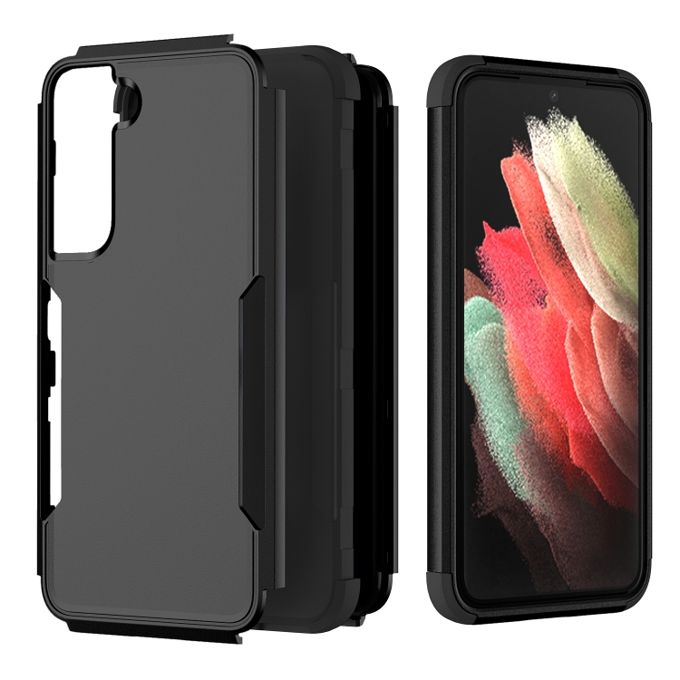  Samsung Galaxy S22 Skal Hybrid Shockproof Svart