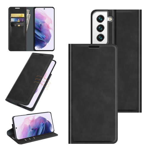  Samsung Galaxy S22 Fodral Retro Skin Touch Svart