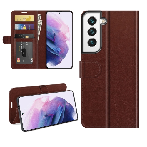  Samsung Galaxy S22 Fodral Läder Brun