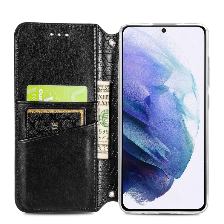  Samsung Galaxy S22 Fodral Mandala Flip Läder Svart