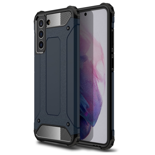  Samsung Galaxy S21 FE Skal Shockproof Armor Hybrid Mörk Blå