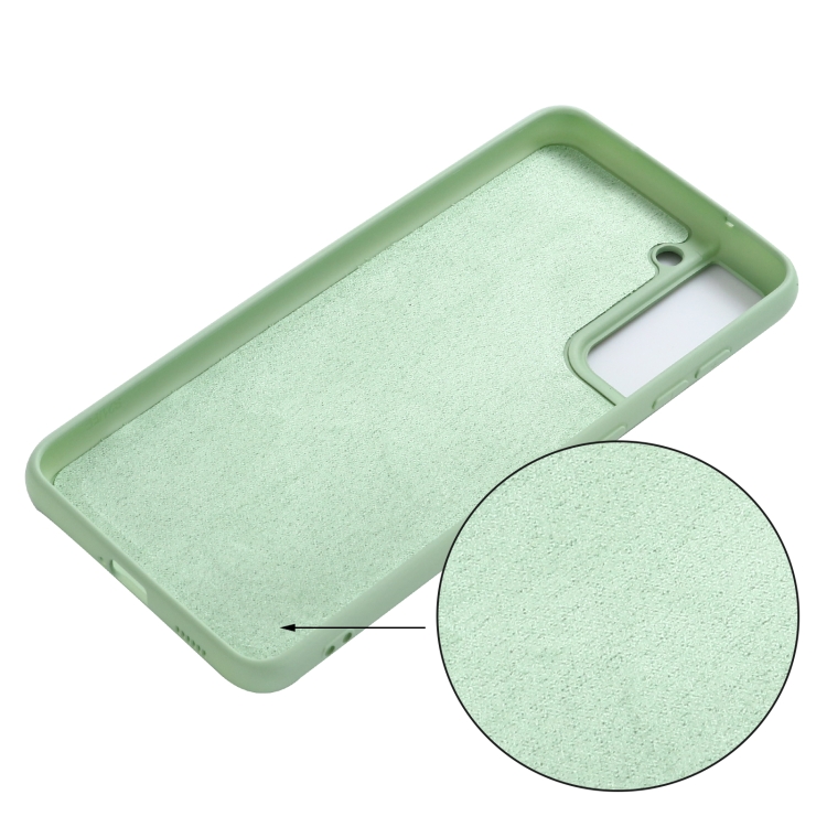  Samsung Galaxy S21 FE Skal Liquid Silikon Grön