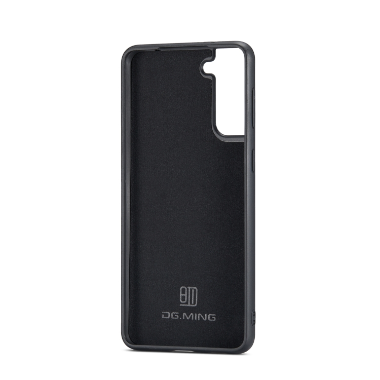 DG.MING DG.MING Samsung Galaxy S21 FE Skal 2in1 Magnetisk Avtagbart Kortfack Brun