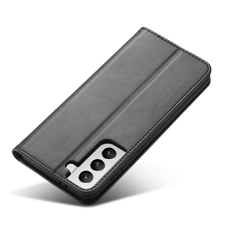  Samsung Galaxy S21 FE Fodral Flip Läder Svart