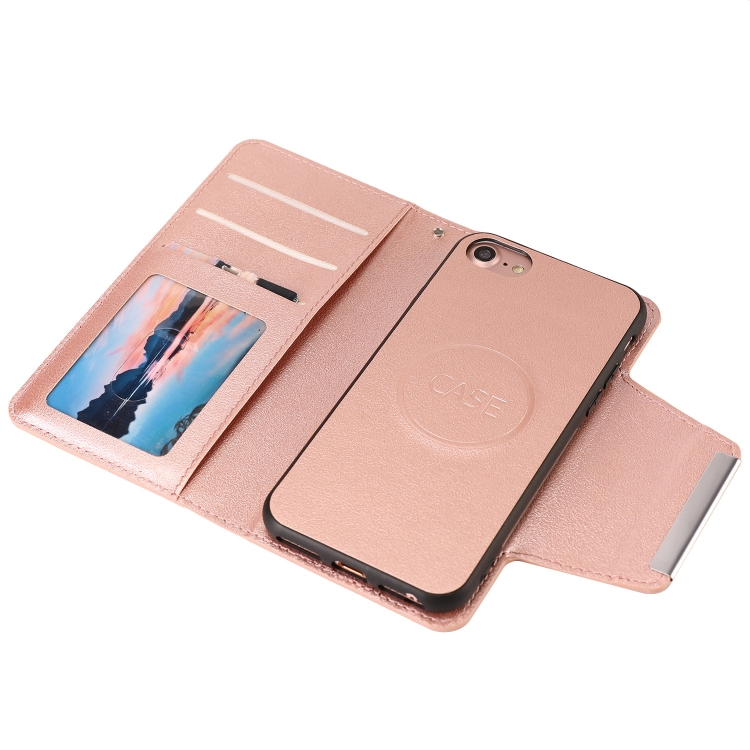  iPhone 7/8/SE 2in1 Magnet Fodral / Skal Roséguld
