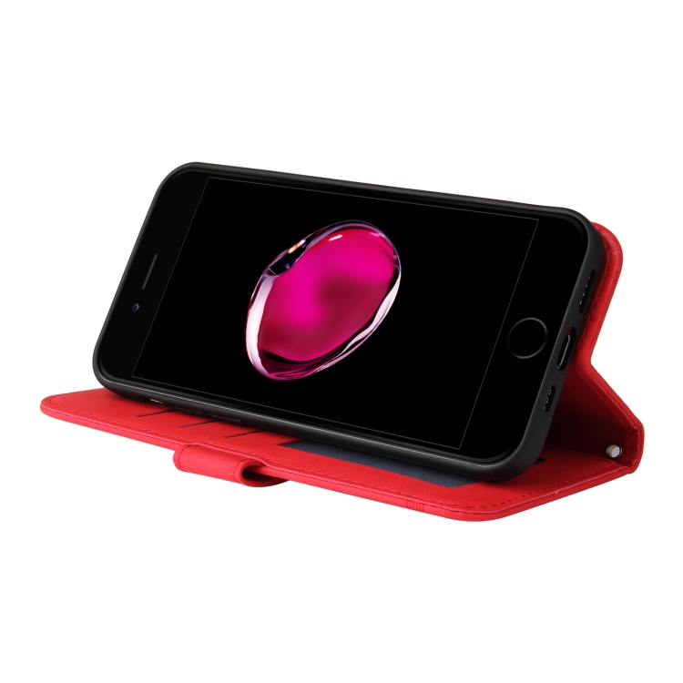  iPhone 7/8/SE Fodral Skin Touch Röd