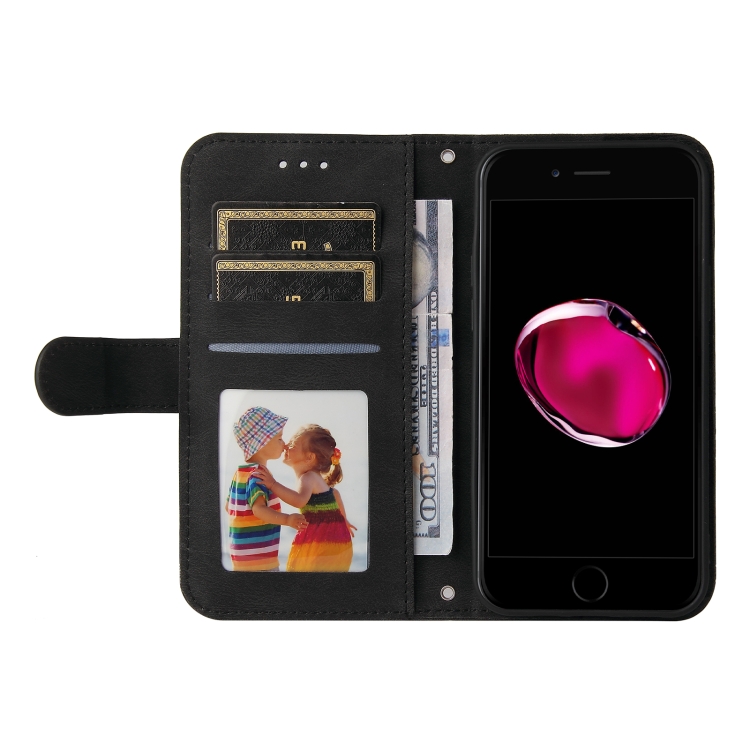  iPhone 7/8/SE Fodral Skin Touch Svart