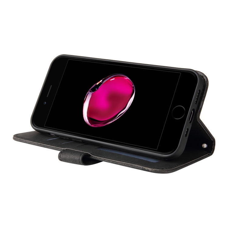  iPhone 7/8/SE Fodral Skin Touch Svart