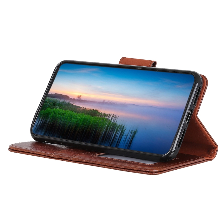  Samsung Galaxy A13 4G Fodral Nappa Läder Brun