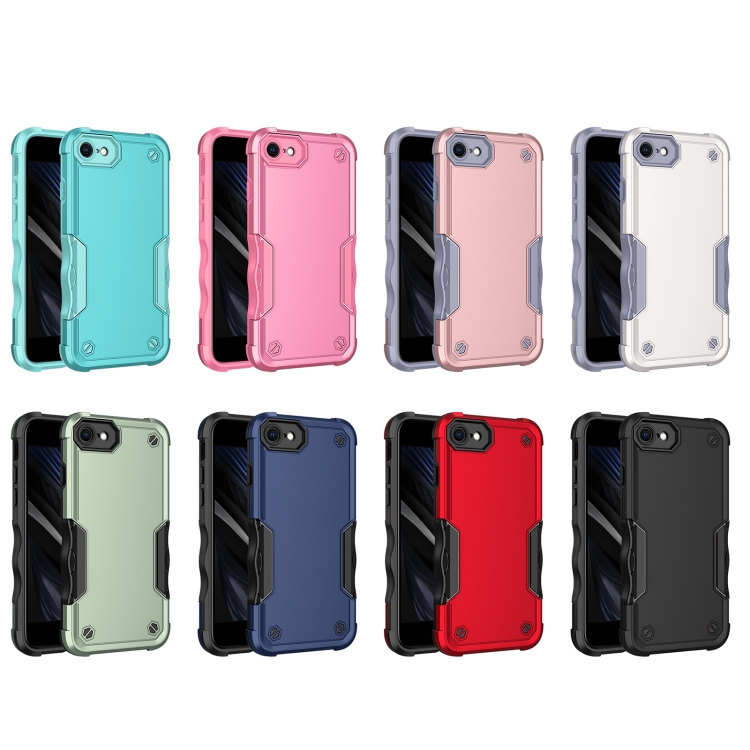  iPhone 7/8/SE Skal Non-Slip Armor Hybrid Svart