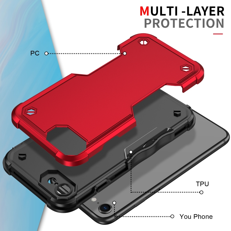  iPhone 7/8/SE Skal Non-Slip Armor Hybrid Rosa