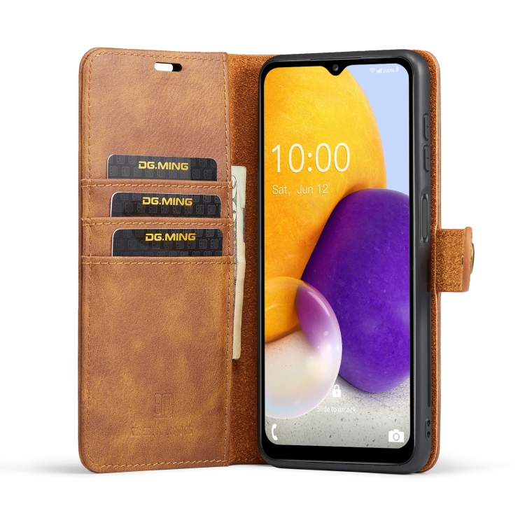 DG.MING DG.MING Samsung Galaxy A13 4G 2in1 Magnet Fodral / Skal Brun
