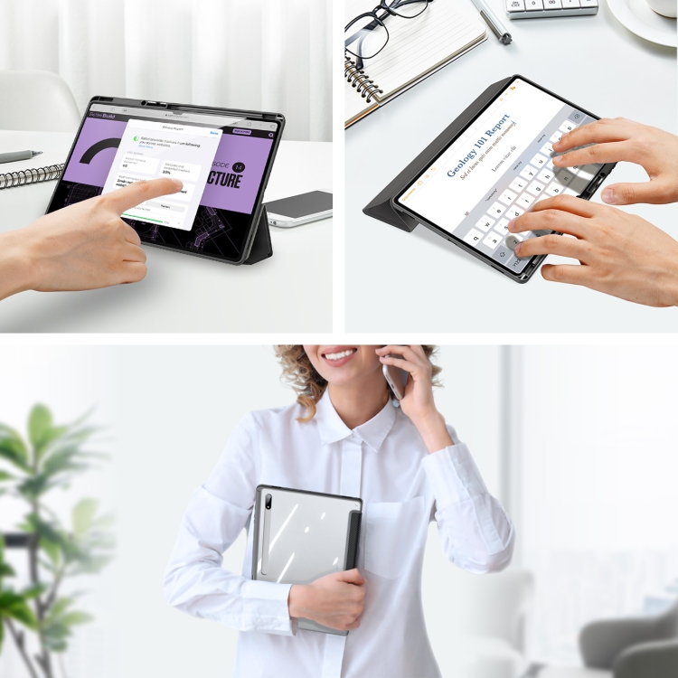 DUX DUCIS DUX DUCIS Galaxy Tab S8 Ultra Fodral TOBY Tri-Fold Svart