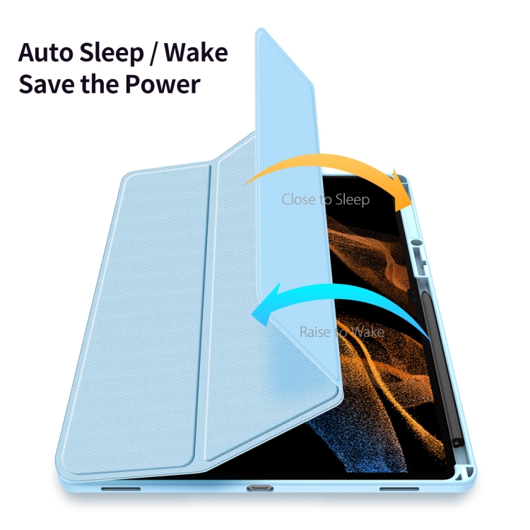 DUX DUCIS DUX DUCIS Galaxy Tab S8 Ultra Fodral TOBY Tri-Fold Blå