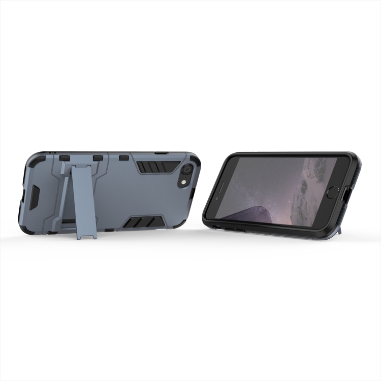  iPhone 7/8/SE Skal Hybrid Armor Kickstand Navy Blue