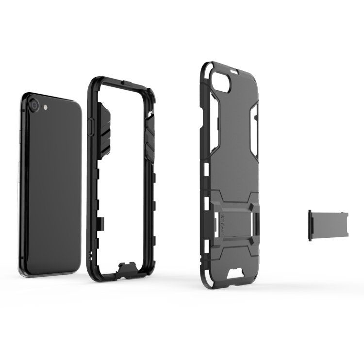  iPhone 7/8/SE Skal Hybrid Armor Kickstand Navy Blue