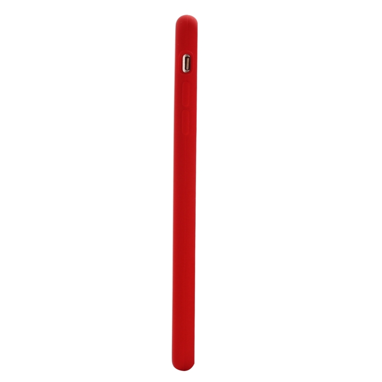  iPhone 7/8/SE Skal Liquid Silikon Röd