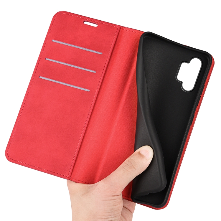  Samsung Galaxy A13 4G Fodral Flip Röd