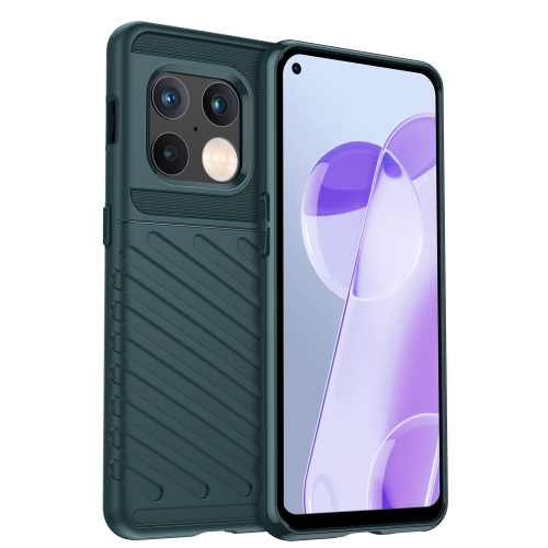  OnePlus 10 Pro 5G Skal Twill Textur Grön