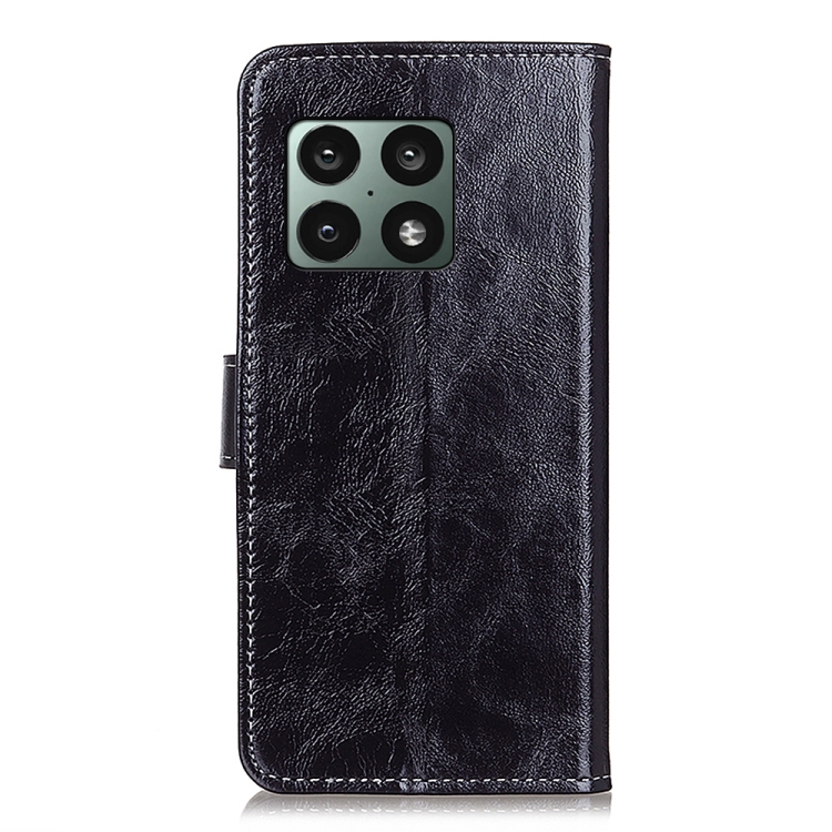  OnePlus 10 Pro 5G Fodral Crazy Horse Retro Svart