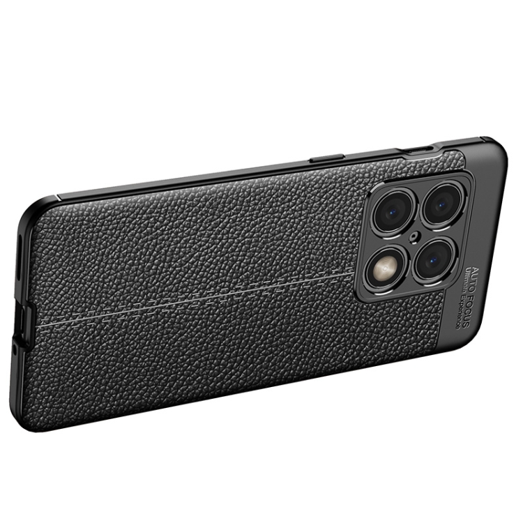  OnePlus 10 Pro 5G Skal Litchi Textur Svart