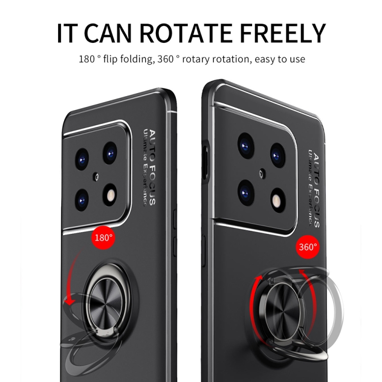  OnePlus 10 Pro 5G Skal Ring Svart/Röd