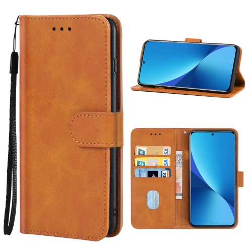  Xiaomi 12 Fodral Läder Brun