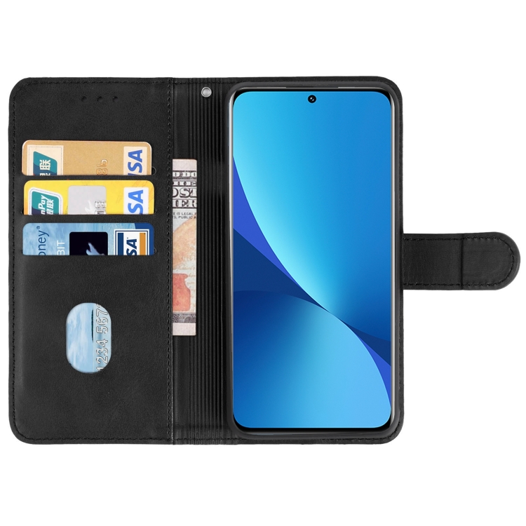  Xiaomi 12 Fodral Läder Svart