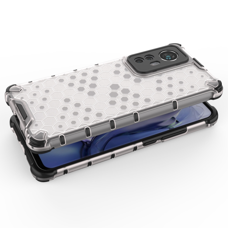  Xiaomi 12 Skal Shockproof Honeycomb Vit