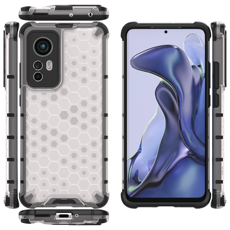  Xiaomi 12 Skal Shockproof Honeycomb Vit