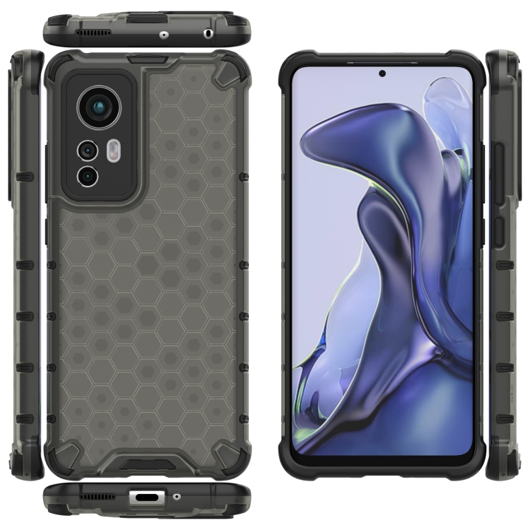  Xiaomi 12 Skal Shockproof Honeycomb Svart