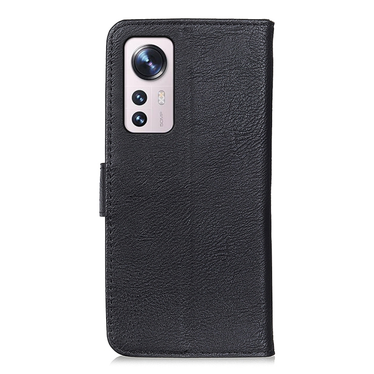KHAZNEH KHAZNEH Xiaomi 12 Fodral Läder Svart