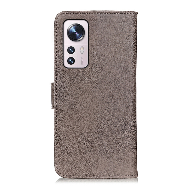 KHAZNEH KHAZNEH Xiaomi 12 Fodral Läder Khaki