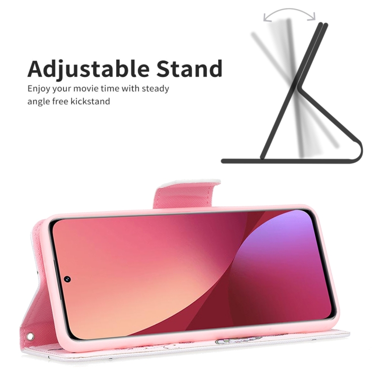  Xiaomi 12 Fodral Med Tryck Fjärilar
