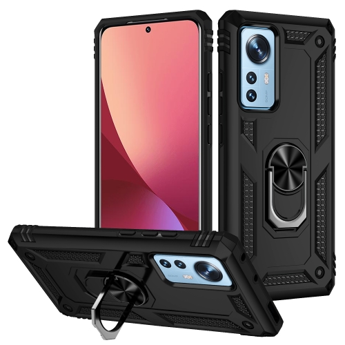  Xiaomi 12 Skal Shockproof Ring Svart